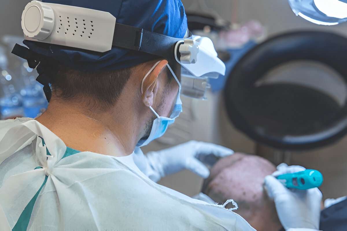 manual hair transplant